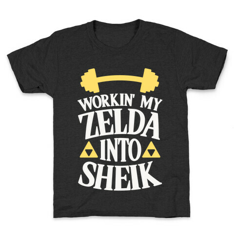 Workin' My Zelda Into Sheik Kids T-Shirt