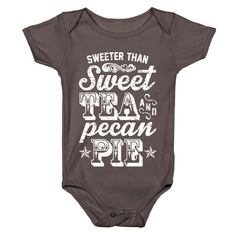 Sweet Tea And Pecan Pie Baby One-Piece