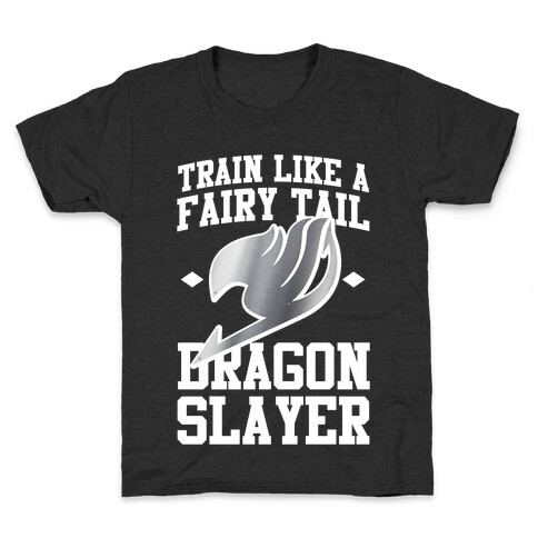 Train Like a Fairy Tail Dragon Slayer (Gajeel) Kids T-Shirt