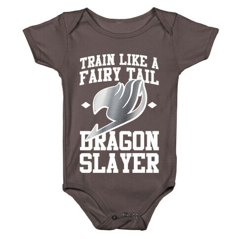 Train Like a Fairy Tail Dragon Slayer (Gajeel) Baby One-Piece