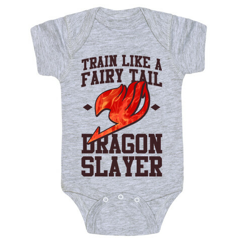 Train Like a Fairy Tail Dragon Slayer (Natsu) Baby One-Piece