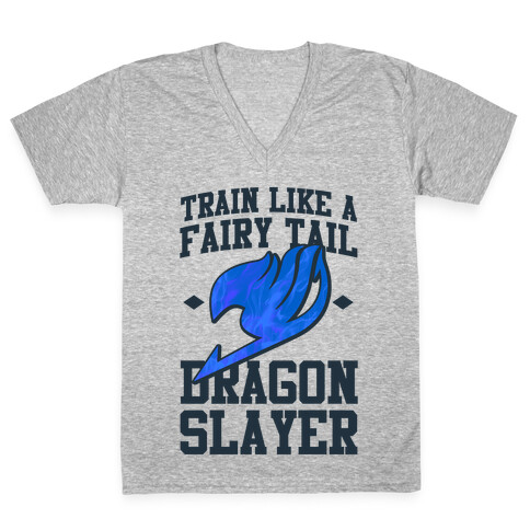 Train Like a Fairy Tail Dragon Slayer (Wendy) V-Neck Tee Shirt