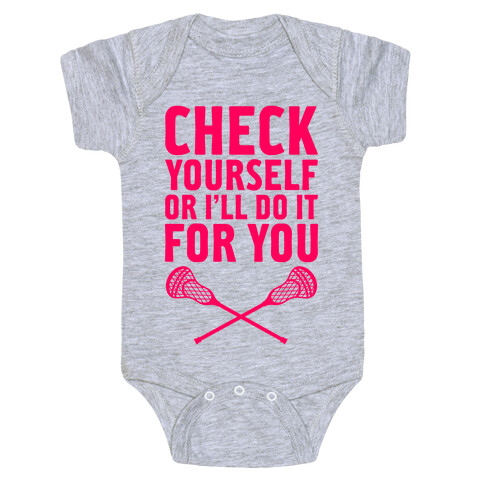 Check Yourself Baby One-Piece