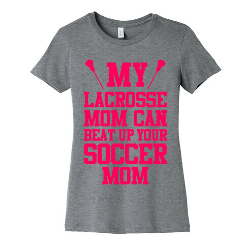 Lacrosse Mom Womens T-Shirt