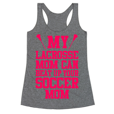 Lacrosse Mom Racerback Tank Top