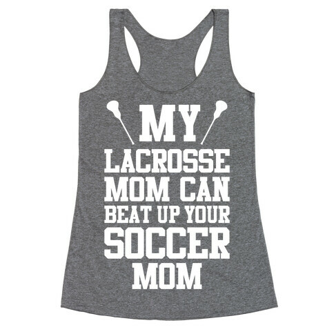 Lacrosse Mom Racerback Tank Top