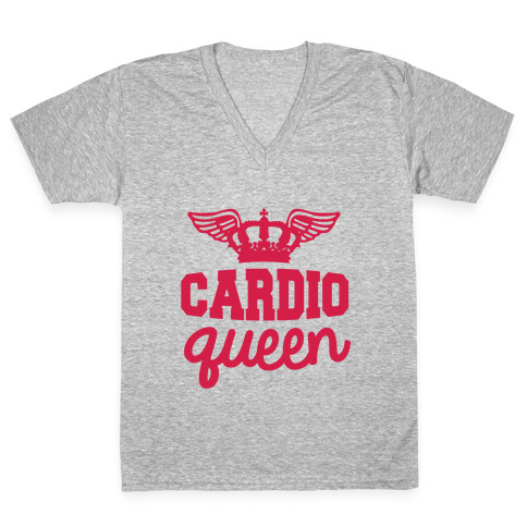 Cardio Queen V-Neck Tee Shirt