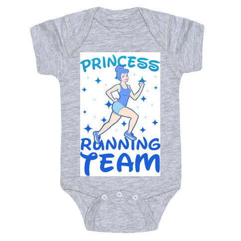 Princess Running Team Baby One-Piece