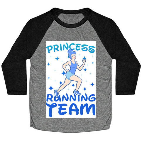 Princess Running Team Baseball Tee