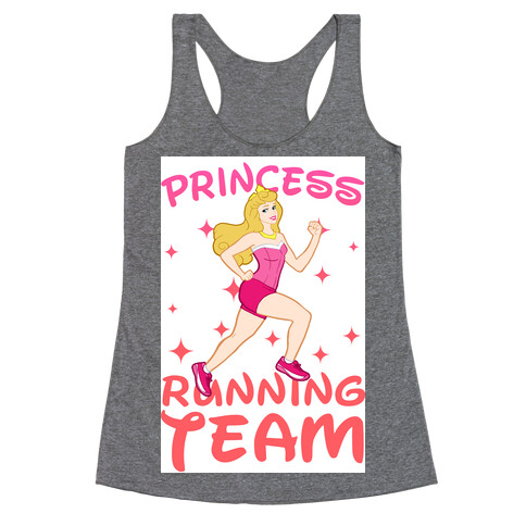 Princess Running Team (Pink) Racerback Tank Top