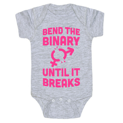 Bend The Binary Until It Breaks Baby One-Piece