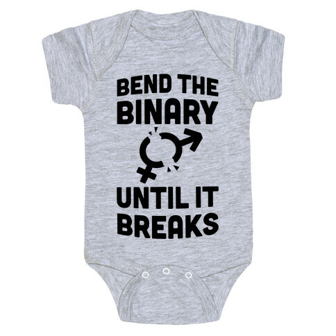 Bend The Binary Until It Breaks Baby One-Piece