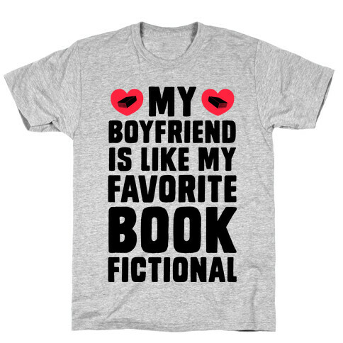 My Boyfriend is Like My Favorite Book, Fictional T-Shirt