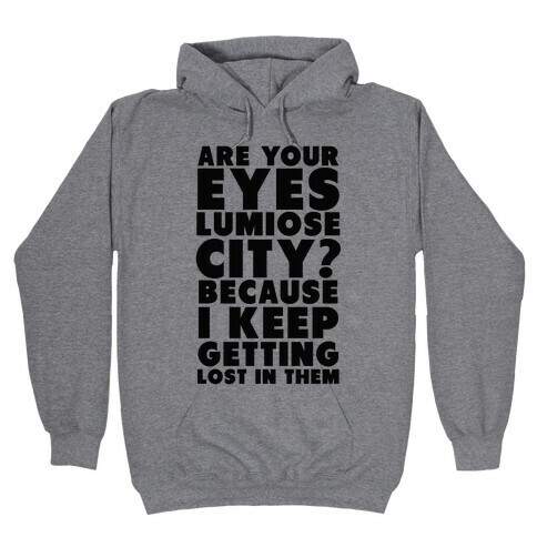 Are Your Eyes Lumiose City? Hooded Sweatshirt