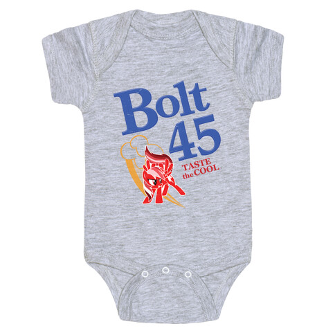 Bolt 45 Parody Beer Baby One-Piece