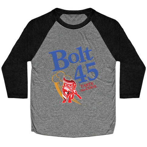 Bolt 45 Parody Beer Baseball Tee