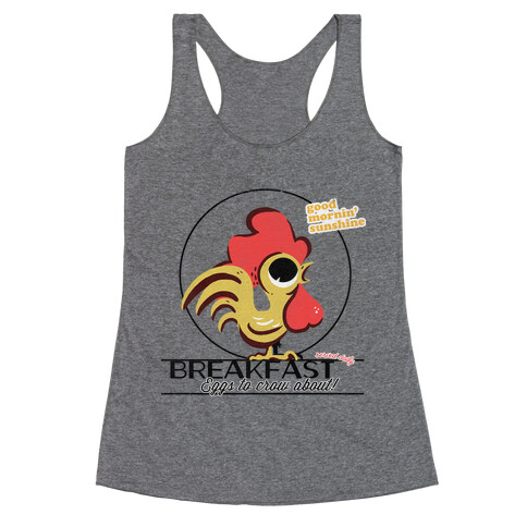 The Most Important Meal of the Day! Racerback Tank Top