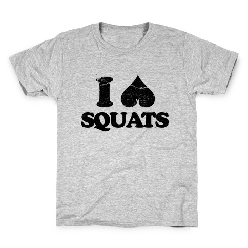 I Love Squats Kids T-Shirt