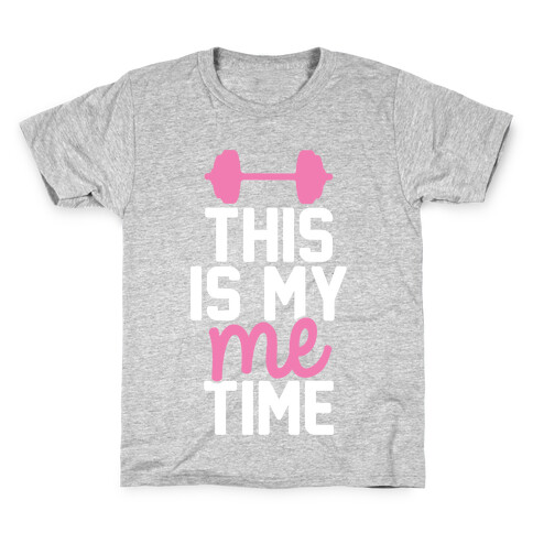 This Is My Me Time (Pink & White) Kids T-Shirt