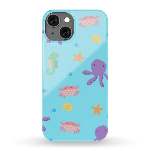 Sea Creature Pattern Phone Case