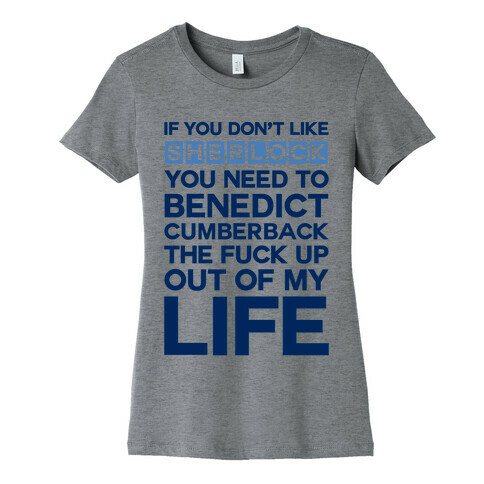 Don't Like Sherlock Womens T-Shirt