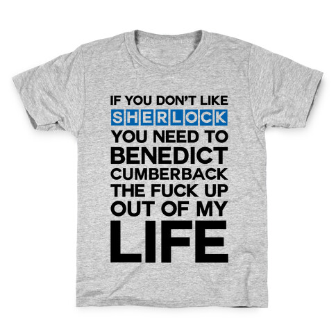 Don't Like Sherlock Kids T-Shirt