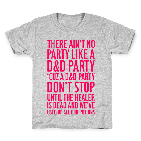 Ain't No Party Like A D&D Party Kids T-Shirt
