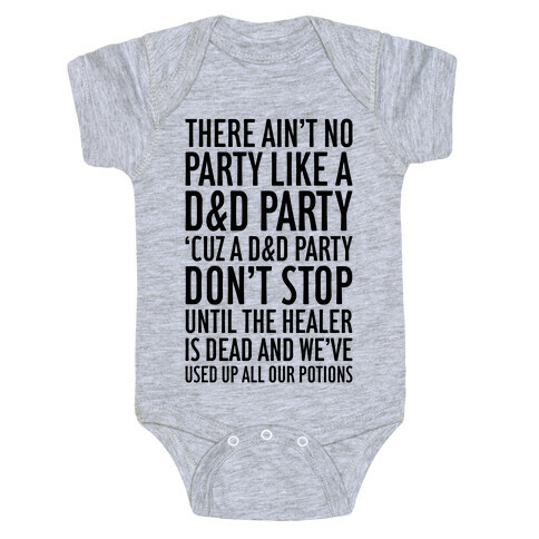 Ain't No Party Like A D&D Party Baby One-Piece