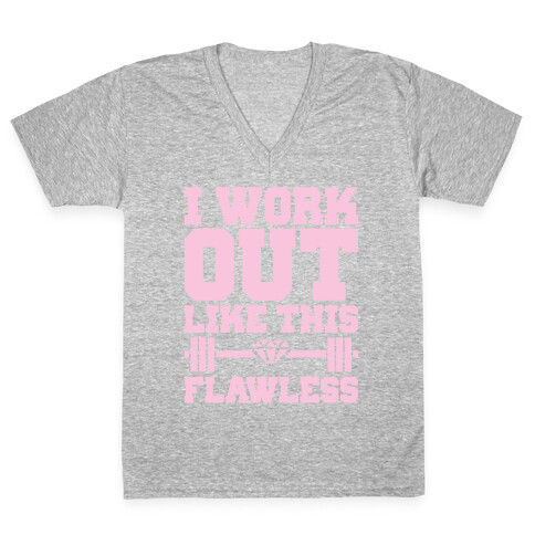 Flawless Workout V-Neck Tee Shirt