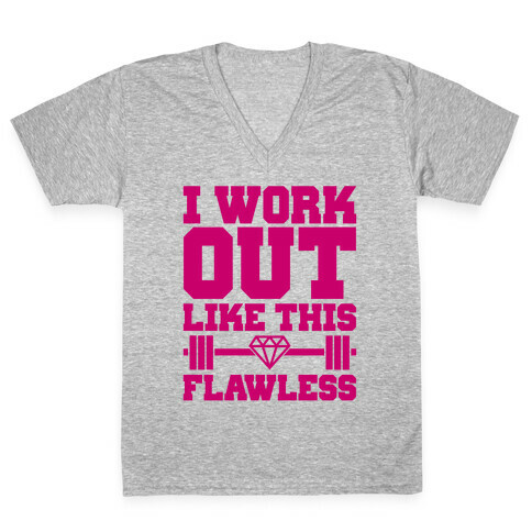 Flawless Workout V-Neck Tee Shirt