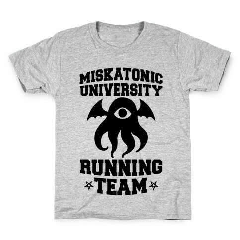 Miskatonic University Running Team Kids T-Shirt