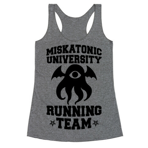 Miskatonic University Running Team Racerback Tank Top