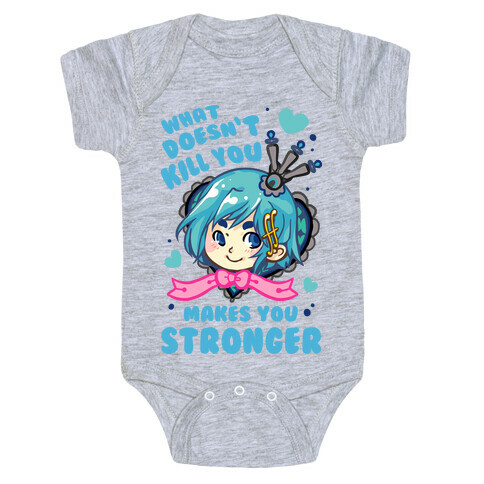 What Doesn't Kill You Makes You Stronger Sayaka Parody Baby One-Piece