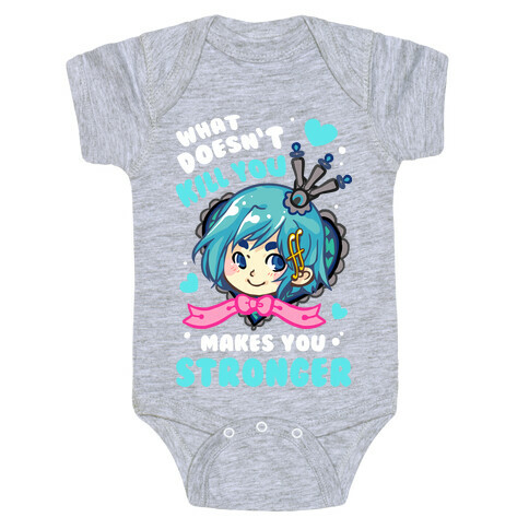 What Doesn't Kill You Makes You Stronger Sayaka Parody Baby One-Piece