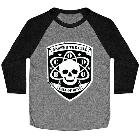 Answer The Call Of Duty Baseball Tee