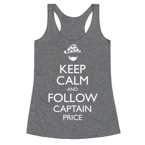 Follow Captain Price Racerback Tank Top