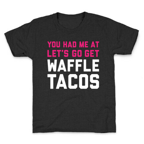 Waffle Tacos Kids T-Shirt