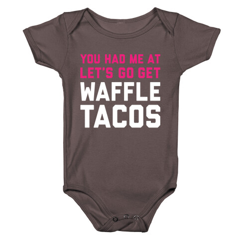 Waffle Tacos Baby One-Piece
