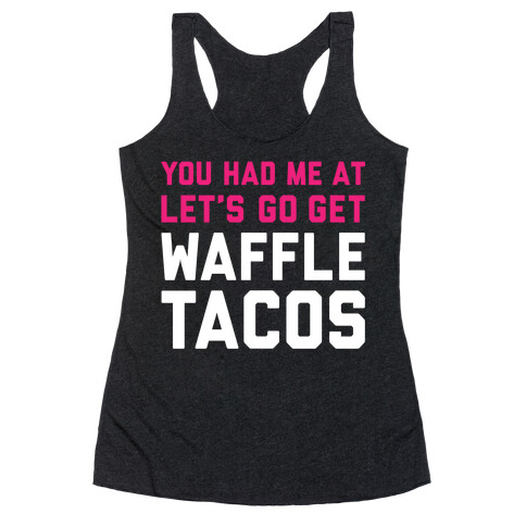 Waffle Tacos Racerback Tank Top