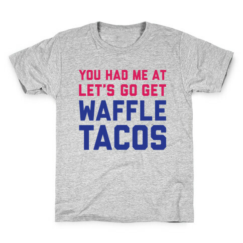 Waffle Tacos Kids T-Shirt