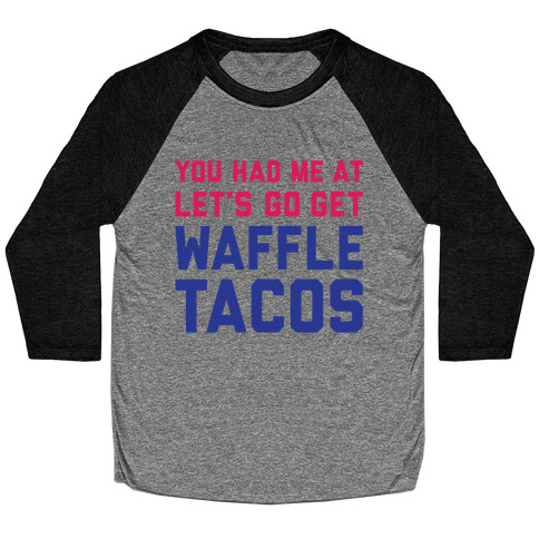 Waffle Tacos Baseball Tee