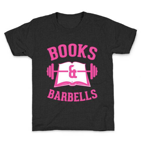 Books & Barbells Kids T-Shirt