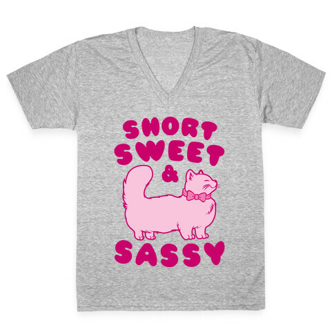 Short Sweet & Sassy V-Neck Tee Shirt