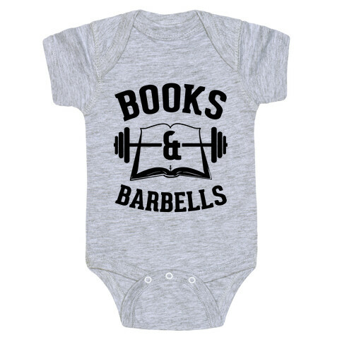 Books & Barbells Baby One-Piece