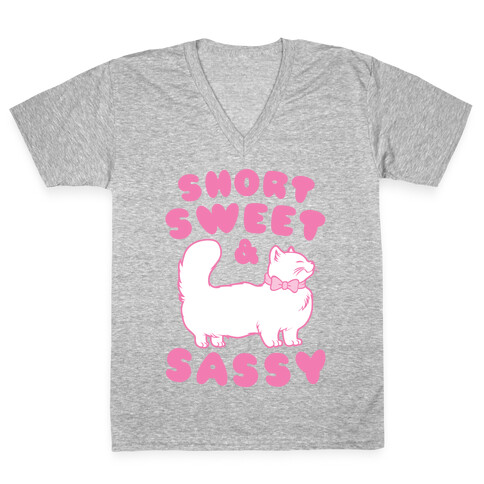 Short Sweet & Sassy V-Neck Tee Shirt