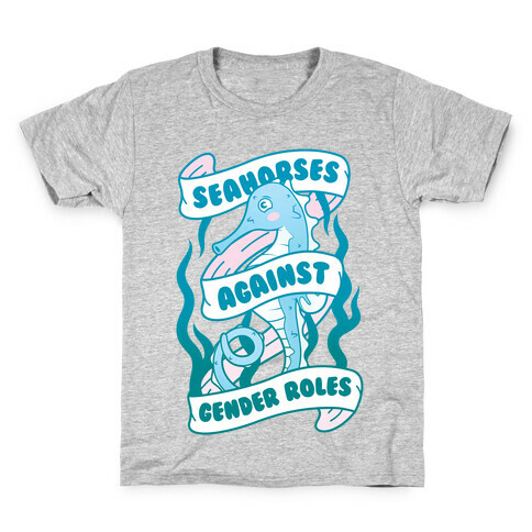 Seahorses Against Gender Roles Kids T-Shirt