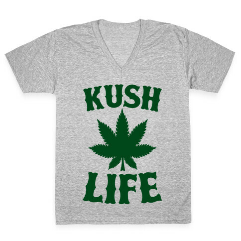 Kush Life V-Neck Tee Shirt