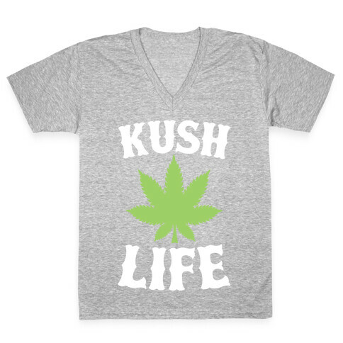 Kush Life V-Neck Tee Shirt