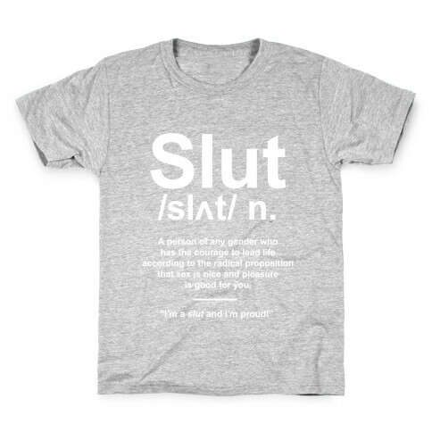 Slut Definition Kids T-Shirt