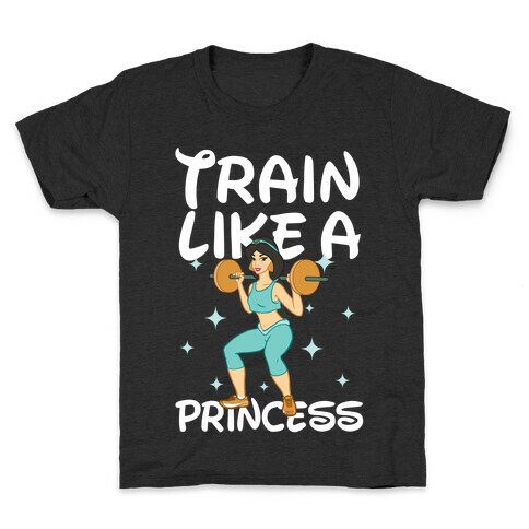 Train Like a Princess (light) Kids T-Shirt